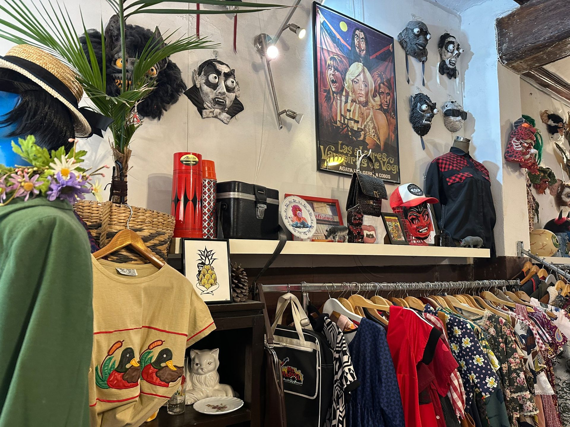 Vintage collectibles and handmade designs
