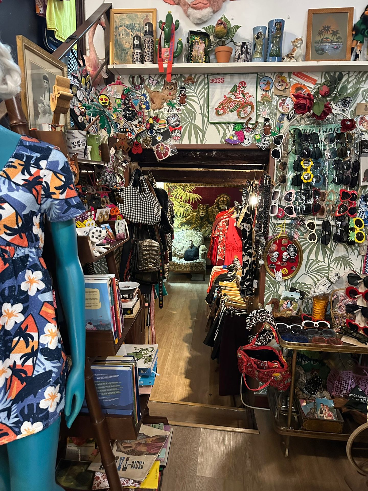 Accessories, sunglasses and eclectic decor